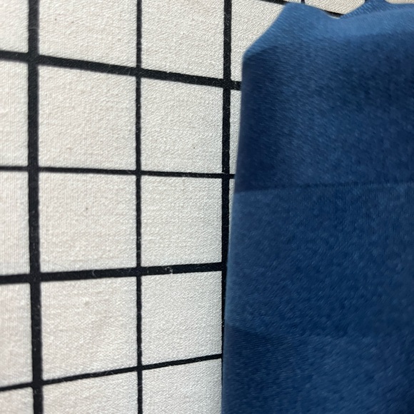 Brocade Satin Stripe Fabric, Dark Blue/Navy, 3 Yards - Picture 7 of 8